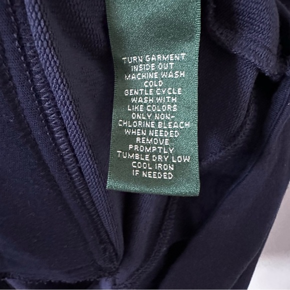 Lauren Active Ralph Lauren Sweater Size 3XL Navy Full Zip Long Sleeve - Picture 7 of 13